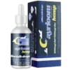 A small bottle of Organic CBD & CBN Pillow Talk oil with a dropper, featuring a clean, rustic label and a nighttime theme.