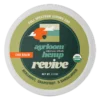 A small container of Ayrloom Revive Balm with bright citrus and earthy branding, highlighting bergamot, grapefruit, and sandalwood.
