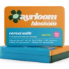 A pack of Ayrloom Blossom pre-rolls with Cereal Milk branding, featuring a subtle illustration of a cereal bowl and milk.